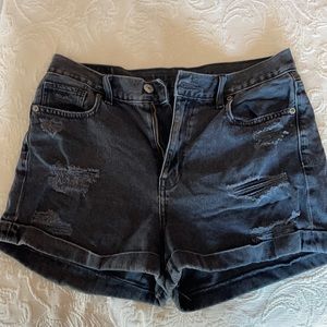 American Eagle Distressed Mom Shorts
